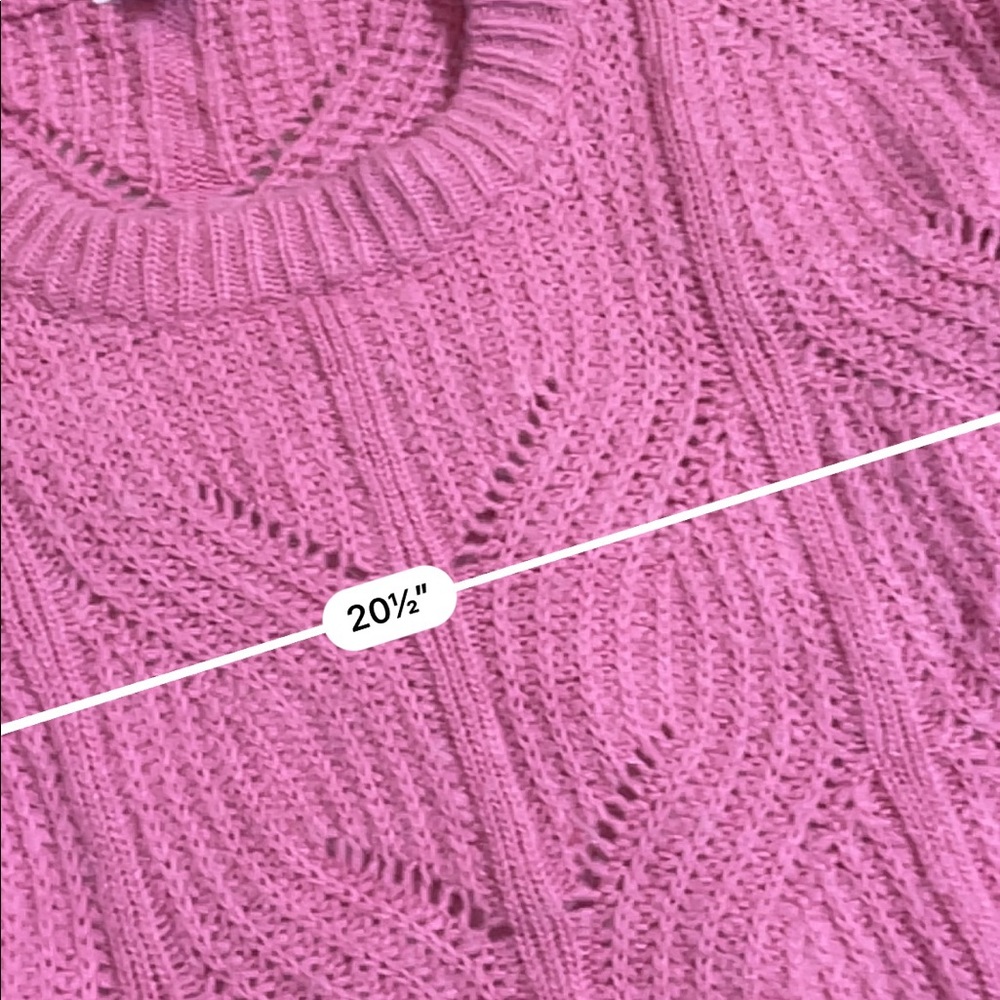 Madewell Charley pullover hot pink sweater - Picture 5 of 5